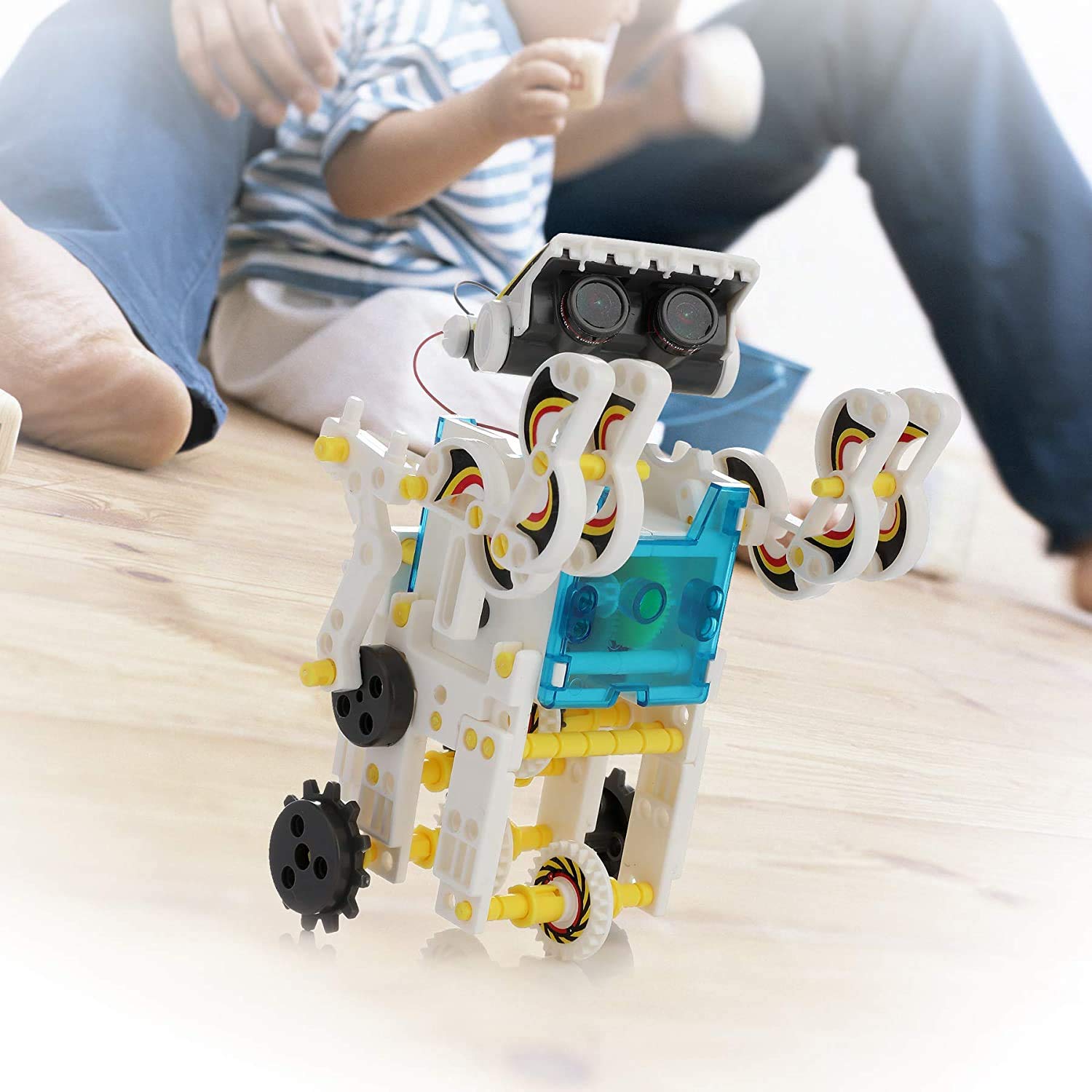 Amazon | KIDWILL STEM 13-in-1 教育ソーラーロボットキット 子供用